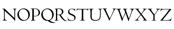 Centaur Font UPPERCASE