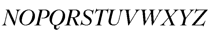 CedratDisplay Italic Font UPPERCASE