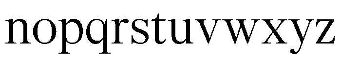 CedratDisplay Light Font LOWERCASE