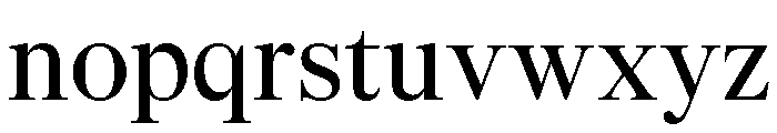CedratDisplay Regular Font LOWERCASE