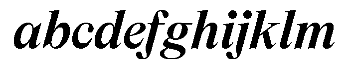 CedratDisplay SemiboldItalic FONT
