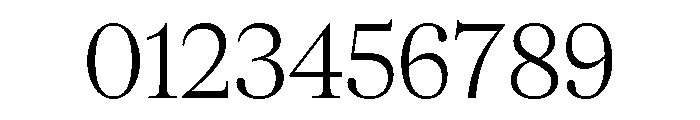 CedratDisplay Thin Font OTHER CHARS