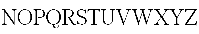 CedratDisplay Thin Font UPPERCASE