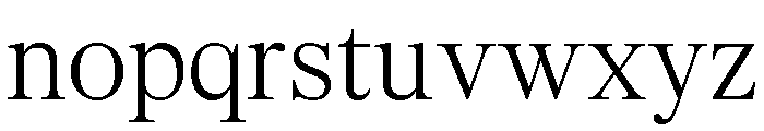 CedratDisplay Thin Font LOWERCASE