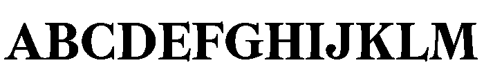 CedratStandard Bold Font UPPERCASE