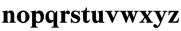 CedratStandard Bold Font LOWERCASE