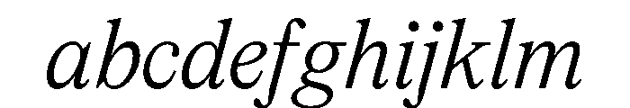 CedratStandard LightItalic FONT