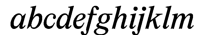 CedratStandard MediumItalic FONT