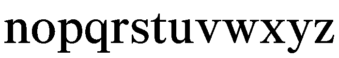 CedratStandard Medium Font LOWERCASE