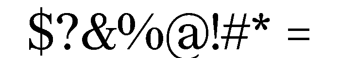 CedratStandard Regular Font OTHER CHARS