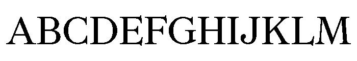 CedratStandard Regular Font UPPERCASE