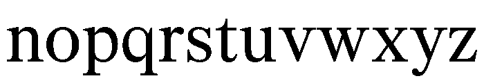 CedratStandard Regular Font LOWERCASE