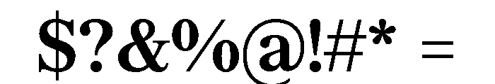 CedratStandard Semibold Font OTHER CHARS