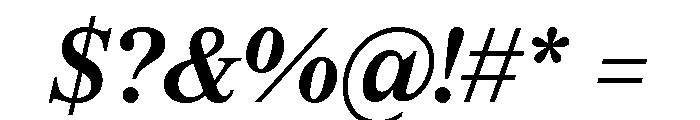 CedratStandard SemiboldItalic Font OTHER CHARS