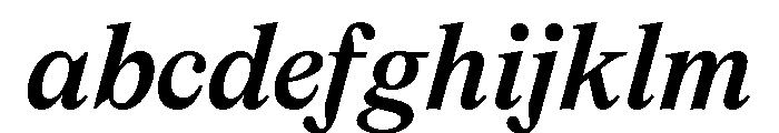 CedratStandard SemiboldItalic FONT