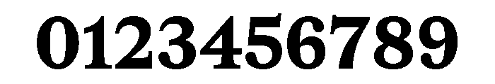 CedratText Bold Font OTHER CHARS