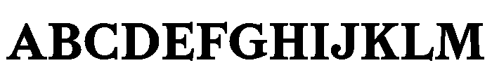 CedratText Bold Font UPPERCASE