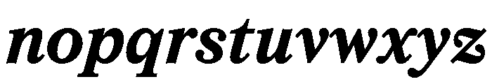 CedratText BoldItalic Font LOWERCASE