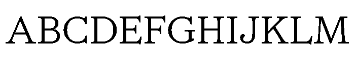 CedratText Light Font UPPERCASE