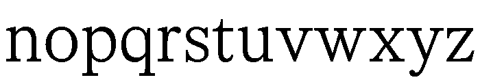 CedratText Light Font LOWERCASE