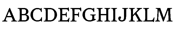 CedratText Medium Font UPPERCASE