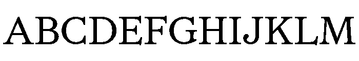 CedratText Regular Font UPPERCASE