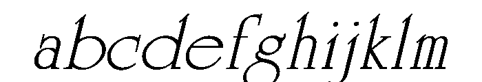 Celtic RegularItalic FONT