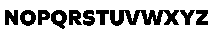 Ceno Black Instance Font UPPERCASE