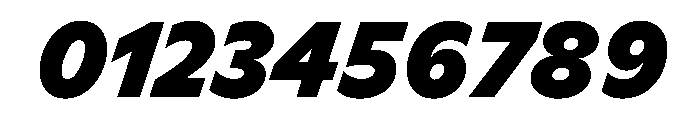 Ceno BlackItalic Instance Font OTHER CHARS