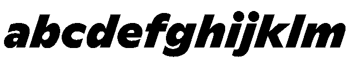 Ceno BlackItalic Instance FONT