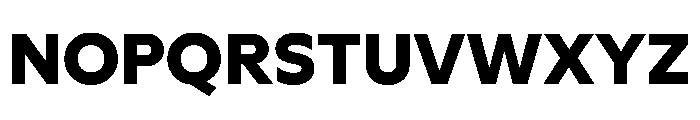 Ceno Bold Instance Font UPPERCASE