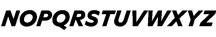 Ceno BoldItalic Instance 17e07b69 Font UPPERCASE