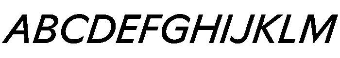 Ceno BookItalic Instance Font UPPERCASE