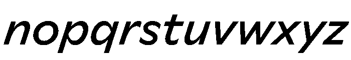 Ceno BookItalic Instance Font LOWERCASE