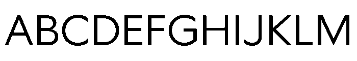Ceno Light Instance Font UPPERCASE