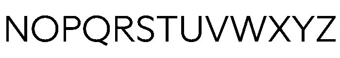 Ceno Light Instance Font UPPERCASE