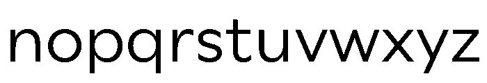 Ceno Light Instance Font LOWERCASE