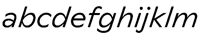 Ceno LightItalic Instance FONT