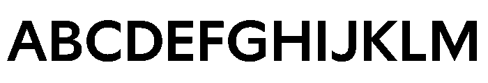 Ceno Medium Instance Font UPPERCASE