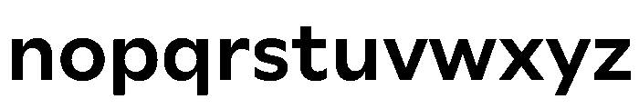 Ceno Medium Instance Font LOWERCASE