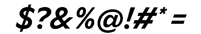 Ceno MediumItalic Instance 71e28b23 Font OTHER CHARS