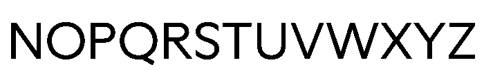 Ceno Regular Instance Font UPPERCASE