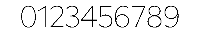 Ceno Thin Instance Font OTHER CHARS