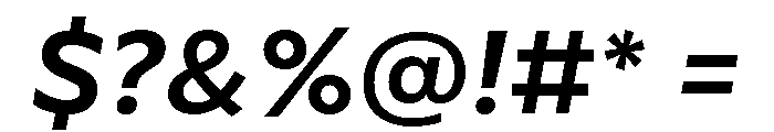 CentraleSans BoldItalic Font OTHER CHARS