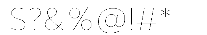 CentraleSans Hairline Font OTHER CHARS