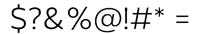 CentraleSans Light Font OTHER CHARS