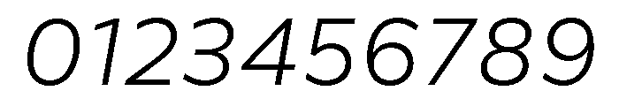 CentraleSans LightItalic Font OTHER CHARS