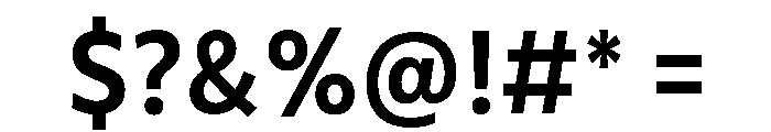 CentraleSansCnd Bold Font OTHER CHARS