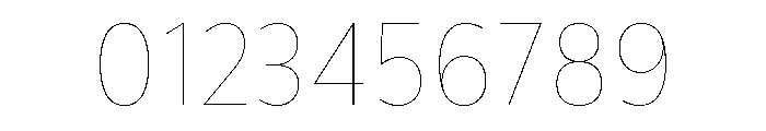 CentraleSansCnd Hairline Font OTHER CHARS