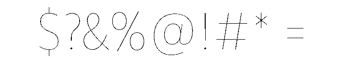 CentraleSansCnd Hairline Font OTHER CHARS